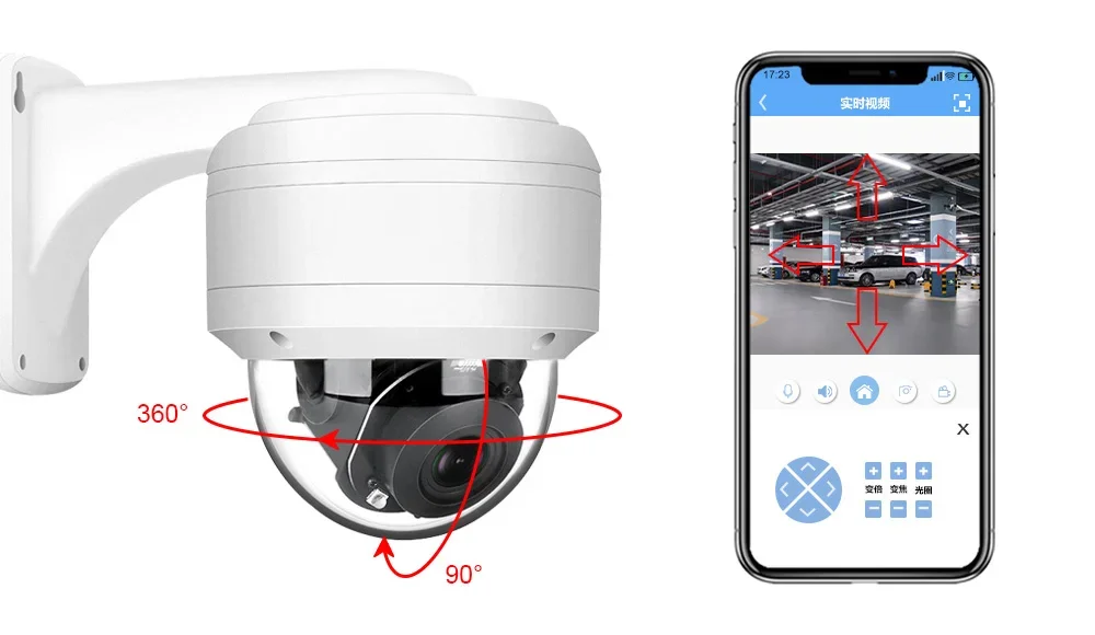 12X Zoom 5MP AHD PTZ Dome Camera Video Surveillance System 8CH 5MP AHD DVR Kit Outdoor CCTV Camera P2P Video Security System Set