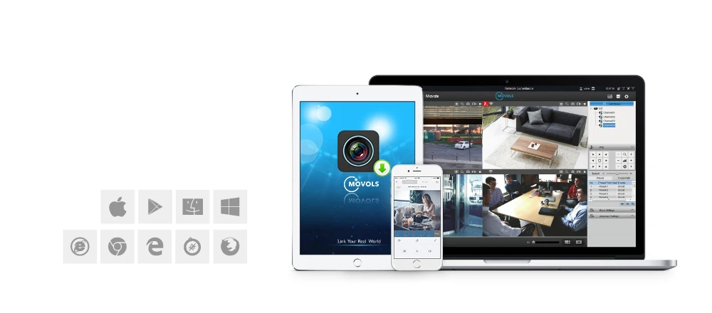 MOVOLS 8CH 5MP 8MP POE Security Camera System Two Way Audio 8MP NVR Kit CCTV Outdoor IP Camera H.265 P2P Video Surveillance Set