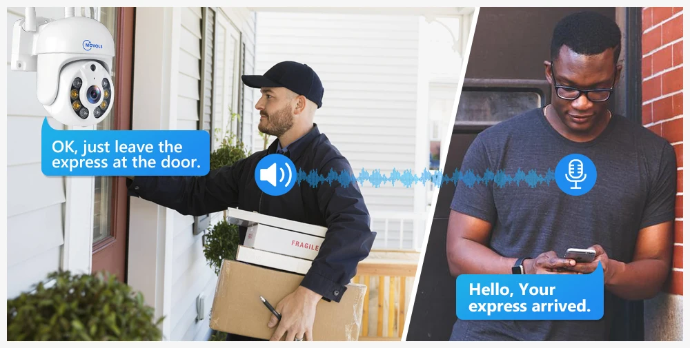 Movols H.265 3MP 5MP Wireless CCTV System Two Way Audio Waterproof PTZ WIFI IP Security Camera 10CH NVR Video Surveillance Kit