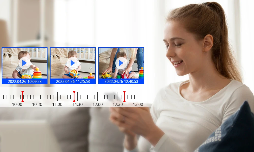 Movols H.265 3MP 5MP Wireless CCTV System Two Way Audio Waterproof PTZ WIFI IP Security Camera 10CH NVR Video Surveillance Kit