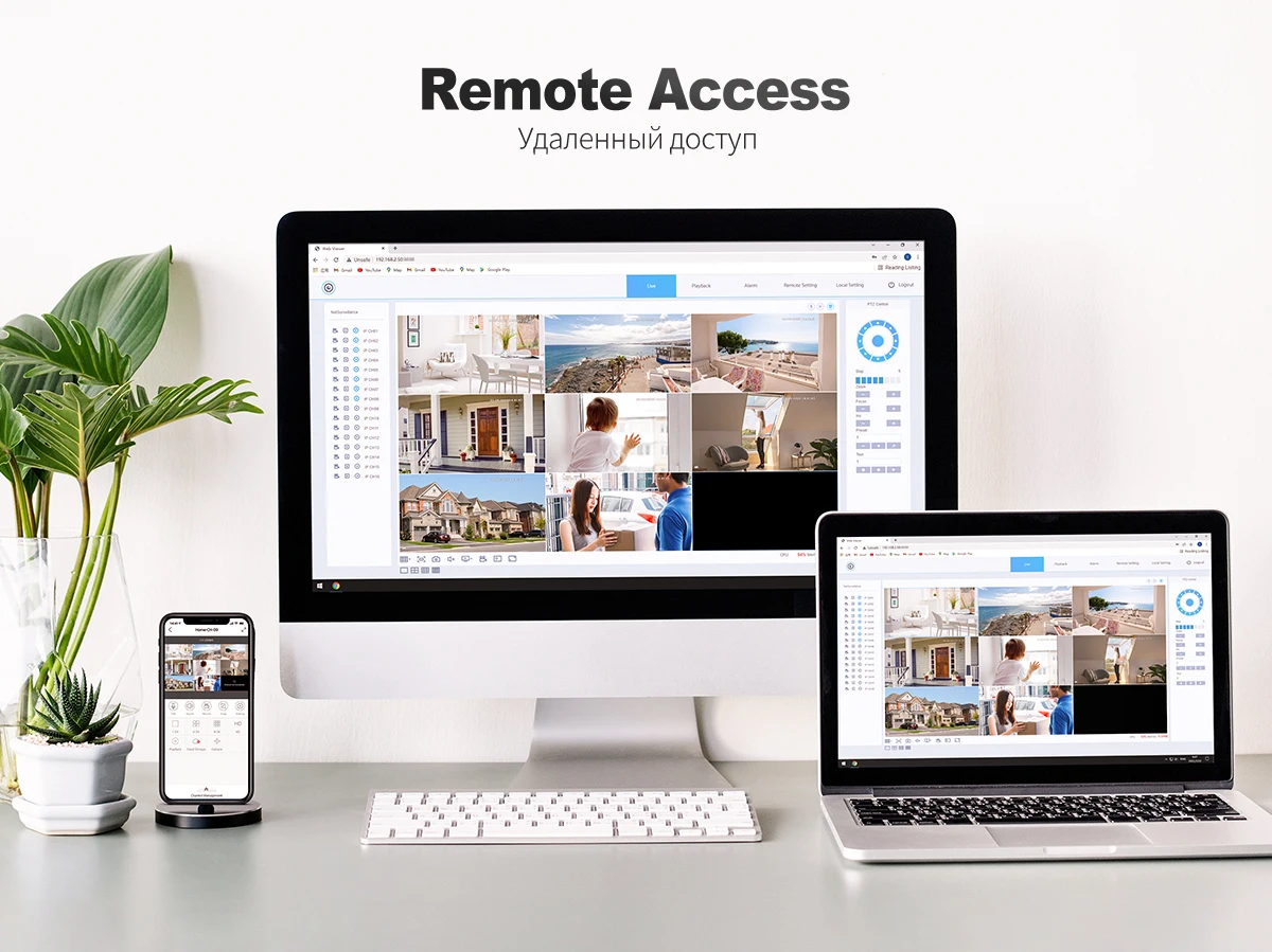 Techage H.265 8CH 5MP 8MP POE Smart Security PTZ Camera System Ultra HD Outdoor CCTV System Full Color Night Surveillance Kit