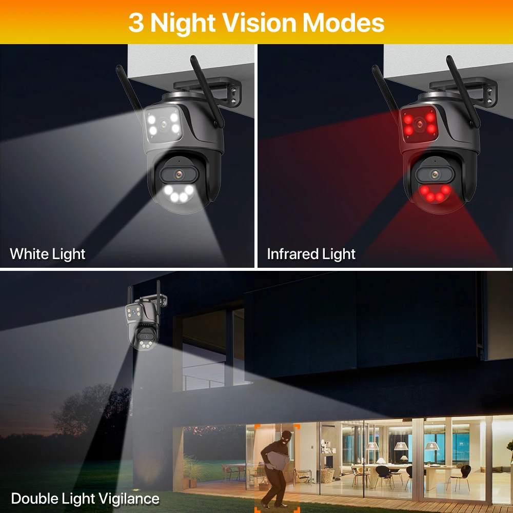 8CH 6MP Wireless Camera Dual Lens WIFI Security System Kit NVR Recorder Set IP Camera 2-Way Audio Video Surveillance System 8CH 6MP Wireless Camera Dual Lens WIFI Security System Kit NVR Recorder Set IP Camera 2-Way Audio Video Surveillance System