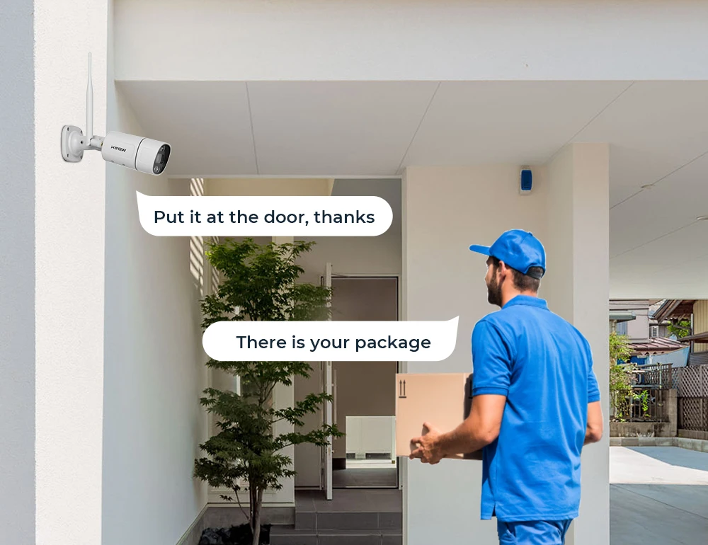 H.view 8CH 5mp Wireless Wifi Camera Security System CCTV Camera Video Surveillance Kit NVR Indoor Outdoor Two-Way Audio Xmeye