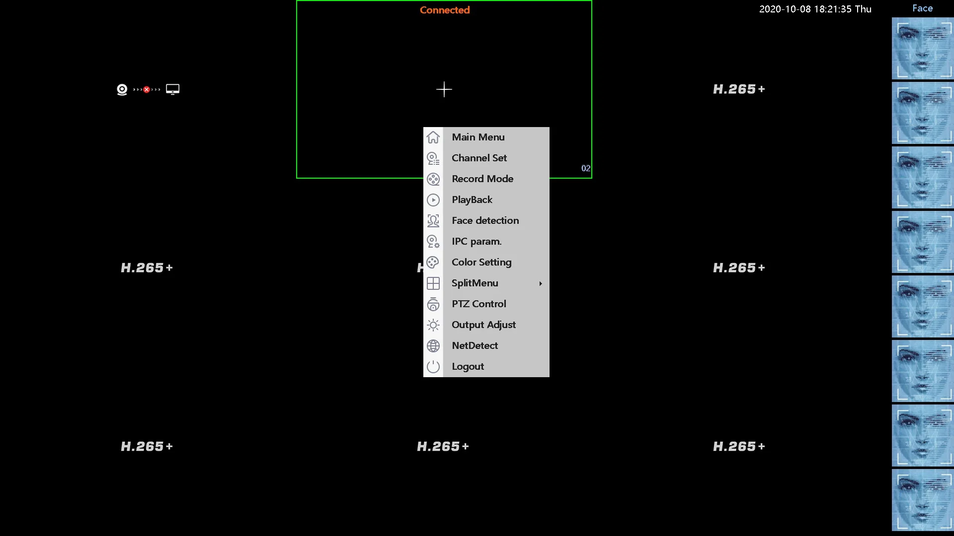 AZISHN Smart CCTV Security Camera System AI Face Detect Outdoor Video surveillance suite Two-Way Audio 4K 8MP POE NVR 10CH