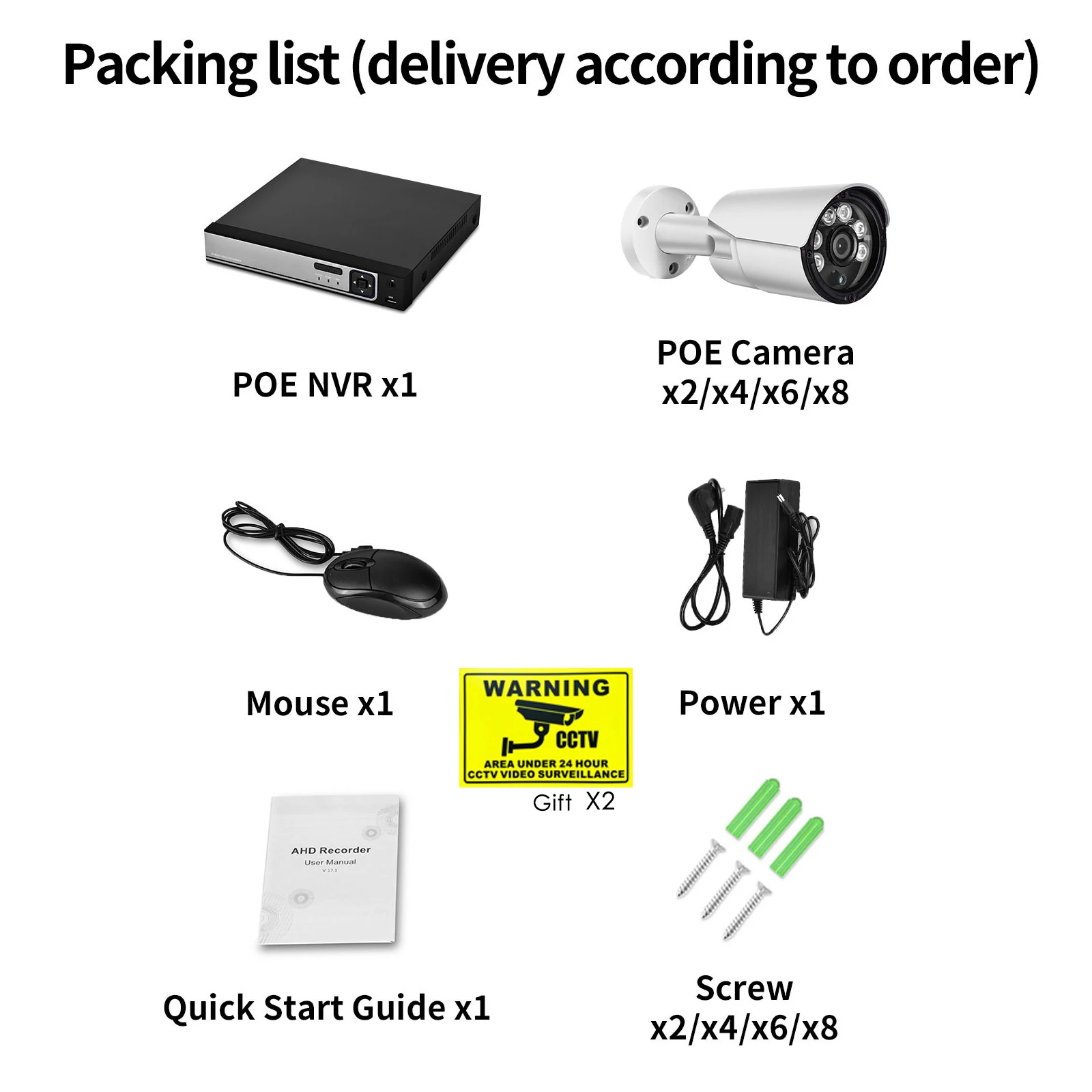 Gadinan 4K Security Camera System Ultra HD 8MP POE NVR Audio Face Detect Color Night Vision CCTV Video Kit Surveillance Set Gadinan 4K Security Camera System Ultra HD 8MP POE NVR Audio Face Detect Color Night Vision CCTV Video Kit Surveillance Set