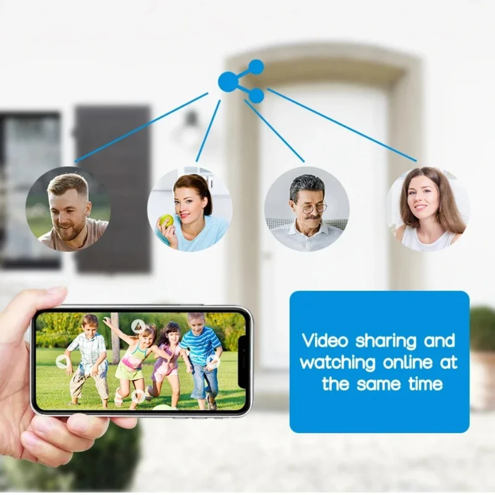 15MP 8K WiFi IP Camera 3 Lens 3 Screens Surveillance PTZ Camera IP Outdoor Waterproof  Auto Tracking  Security CCTV Cam YOOSEE