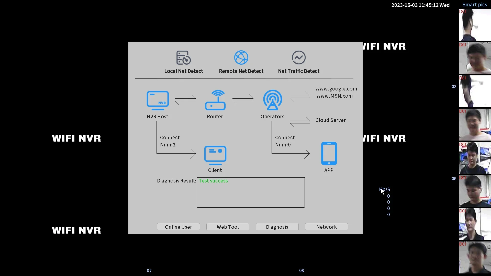 Gadinan 3MP Outdoor WiFi Camera Kit 2.8mm AI Face Detect Audio Security CCTV Humanoid Detection NVR Video Surveillance System
