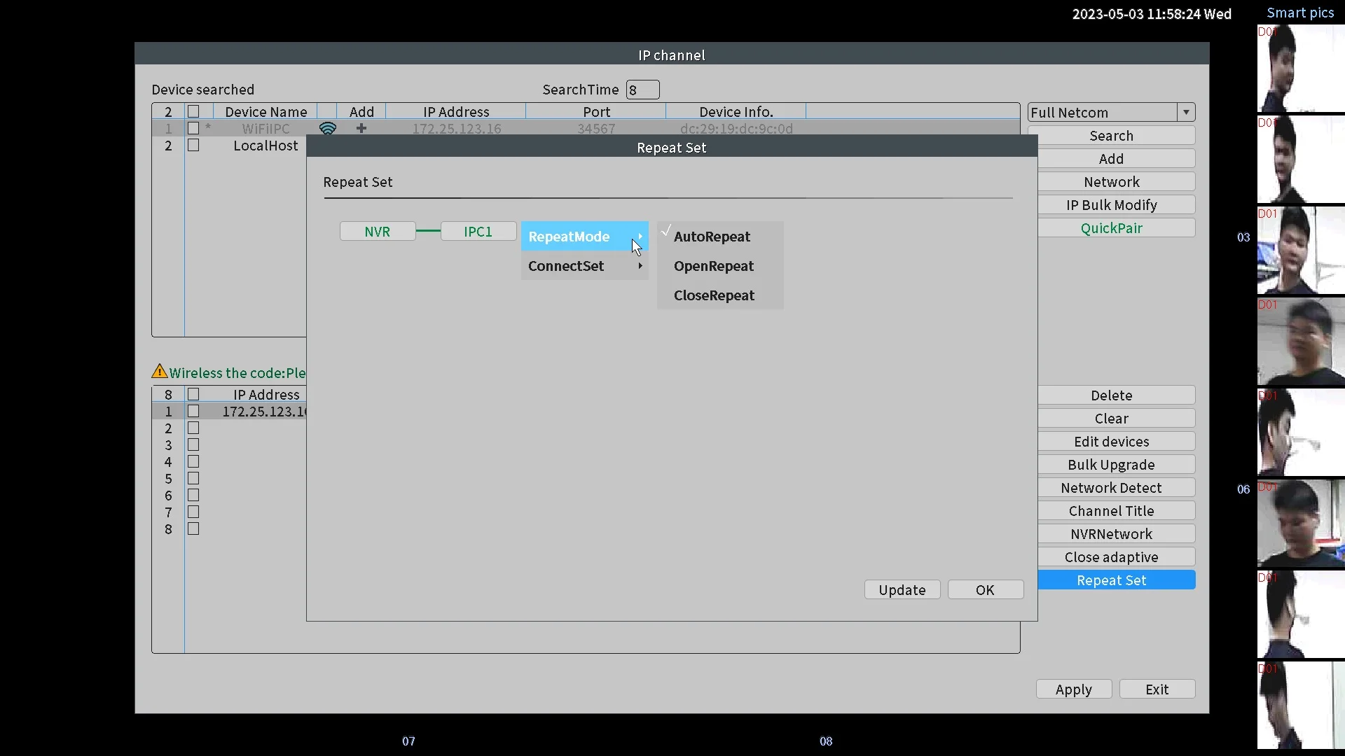 Gadinan 3MP Outdoor WiFi Camera Kit 2.8mm AI Face Detect Audio Security CCTV Humanoid Detection NVR Video Surveillance System