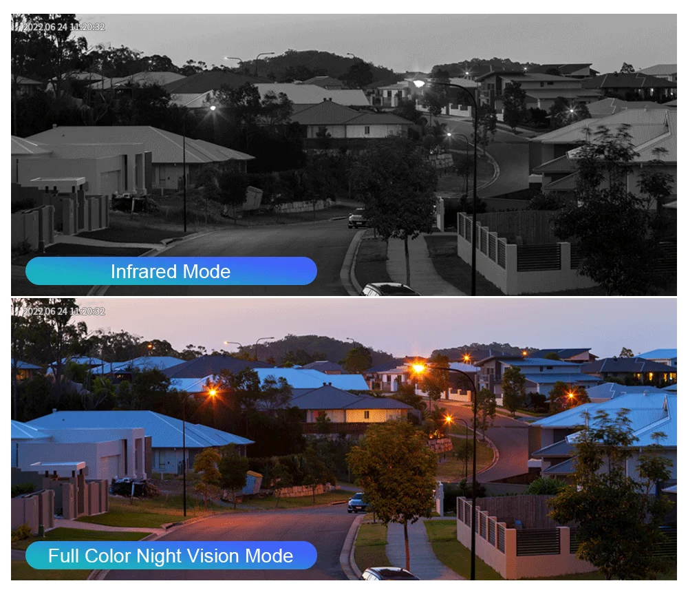 LS VISION 20MP Wifi Surveillance Camera 10X Zoom 4*Screens Outdoor Wireless Security Cameras 10k Human Detection Auto Tracking