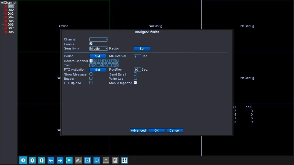 AZISHN 4K 8MP Video Surveillance Set 8CH POE NVR kit AI Human Detection IP Camera Indoor Outdoor Audio Recorder Security System