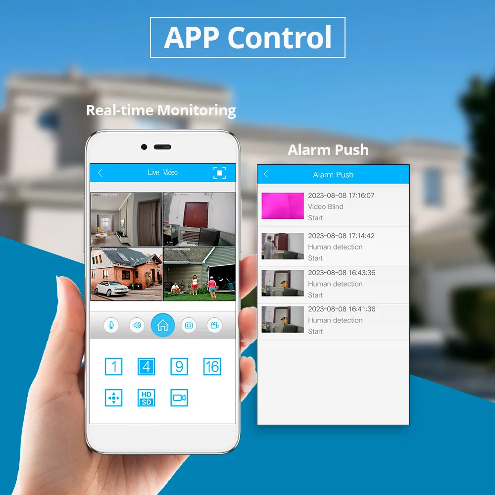 KERUI 2K 3K 4MP 8CH NVR WIFI Onvif Network Video Surveillance 8 Channel Recorder For Wireless Security Camera System