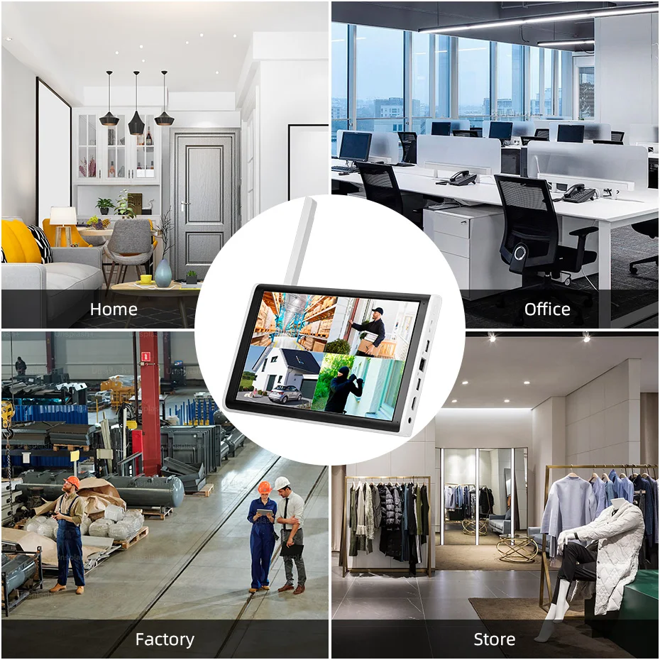 KERUI 2K 3K 4MP 8CH NVR WIFI Onvif Network Video Surveillance 8 Channel Recorder For Wireless Security Camera System