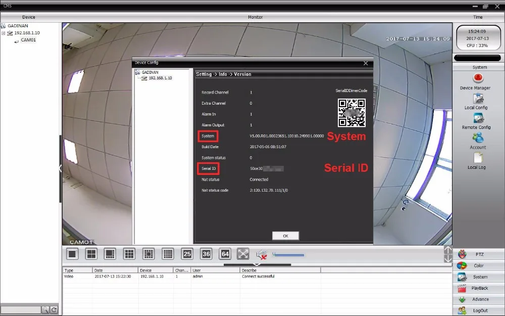 Gadinan 8CH 5MP NVR 3MP Camera CCTV Security Kit System POE Audio Record Dome Outdoor IP Camera P2P Video Surveillance Set