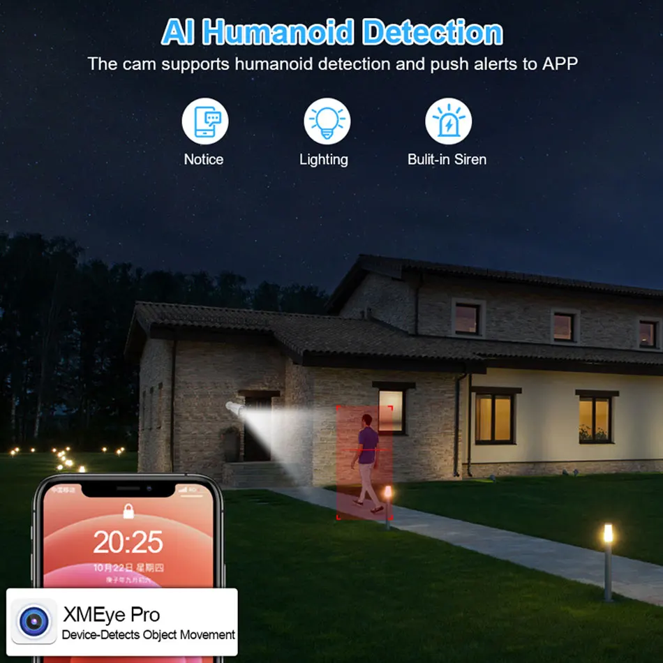 Smar 8CH POE NVR Set with 12 Inch LCD Monitor 4K 8MP 4MP POE Camera System Outdoor Ai Face Detection Audio Video H.265 CCTV Kit