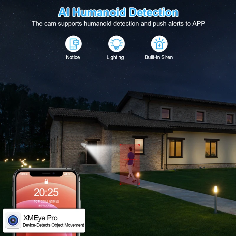 Smar 8CH POE NVR Set with 12 Inch LCD Monitor 4K 8MP 4MP POE Camera System Outdoor Ai Face Detection Audio Video H.265 CCTV Kit