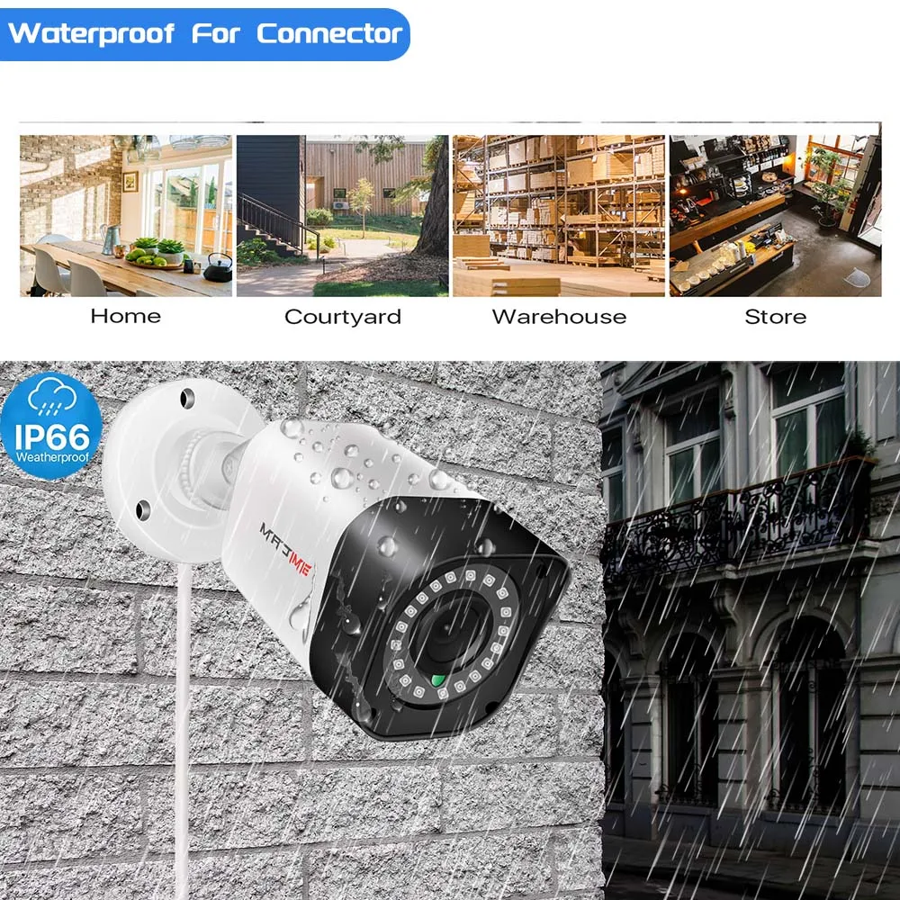 1080P 720P Security Camera System 2MP/1MP AHD Kits 4CH 5in1 DVR With 2PCS Video Surveillance Camera Waterproof Night Vision