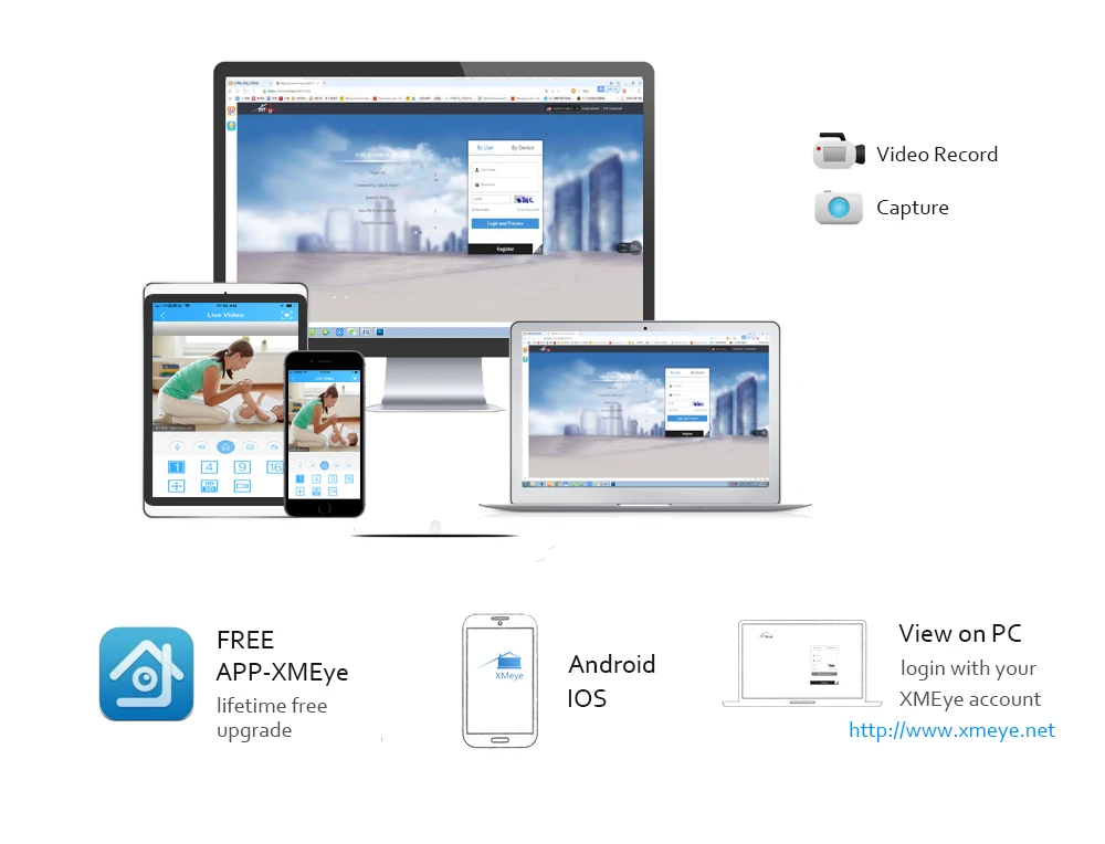 1080P 720P Security Camera System 2MP/1MP AHD Kits 4CH 5in1 DVR With 2PCS Video Surveillance Camera Waterproof Night Vision