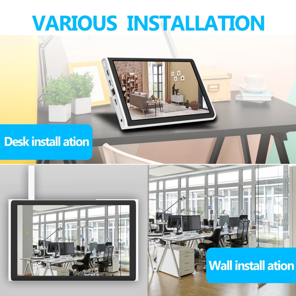 4CH/8CH 4MP Wireless WIFI NVR ＆ Solar Panel Battery PTZ Camera Outdoor Video Surveillance System  Wifi DVR  with 10 Inch Monitor