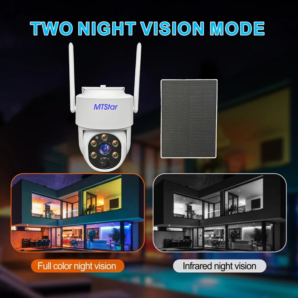 4CH/8CH 4MP Wireless WIFI NVR ＆ Solar Panel Battery PTZ Camera Outdoor Video Surveillance System  Wifi DVR  with 10 Inch Monitor