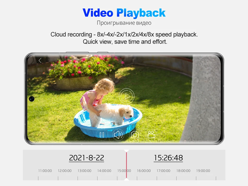 Techage 4K 8MP Surveillance Camera System H.265 8CH PoE NVR Kit Human Detection Red-bule Light Alarm P2P Video Audio CCTV Camera