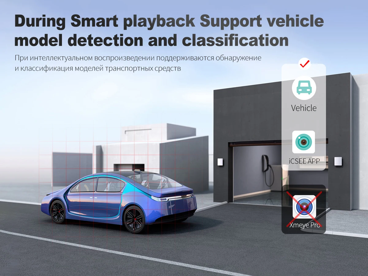 Techage 4K 8MP Surveillance Camera System H.265 8CH PoE NVR Kit Human Detection Red-bule Light Alarm P2P Video Audio CCTV Camera