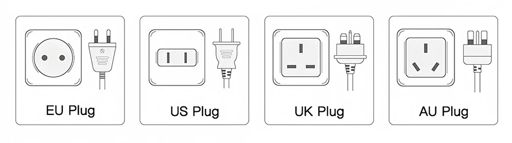 V380 WiFi Surveillance Camera-Outdoor IP Cameras 15MP Triple Lenses Security Video Monitor, Color Night Vision, Waterproof