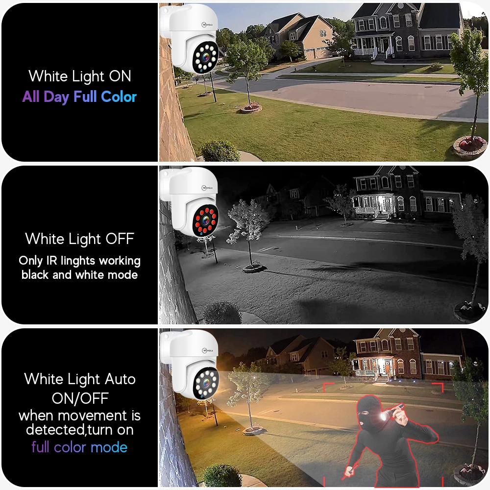 Movols 4K 16CH XMEYE POE Surveillance System 8MP 4MP Two Way Audio PTZ CCTV System AI P2P Security Camera Video Surveillance Kit