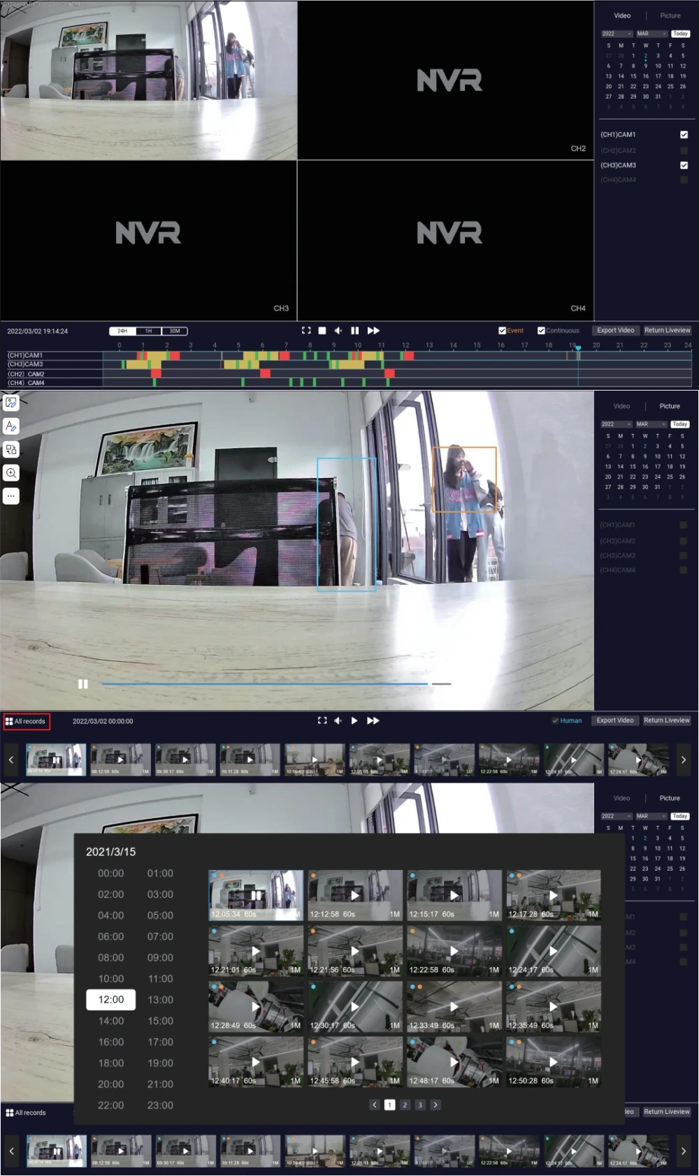 MTStar 2Pcs 4PCs Wireless Solar Panel Dual Lens PTZ WiFi Camera Surverillance Security System Kit NVR With Monitor ESeecloud