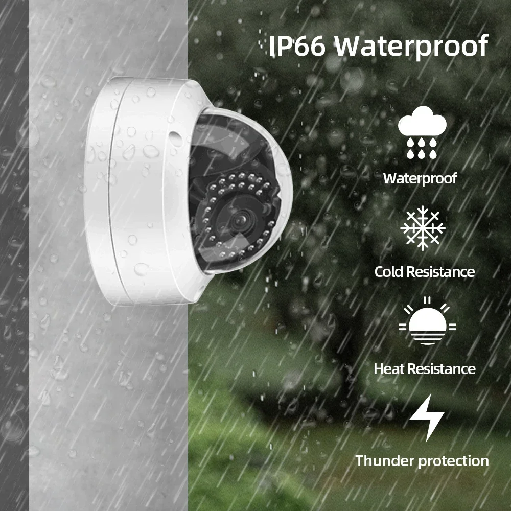 8CH 4K AHD DVR CCTV System 8MP Security Dome Cameras IR Indoor Outdoor Video Surveillance CCTV Kit Face Motion Detection Kit