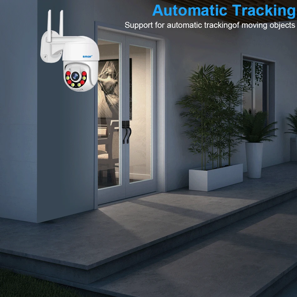 Smar 8CH NVR 5MP Wireless Camera Kit Ai Humman Detect Outdoor 3MP PTZ WiFi Night Vision CCTV Security Surveillance System ICsee