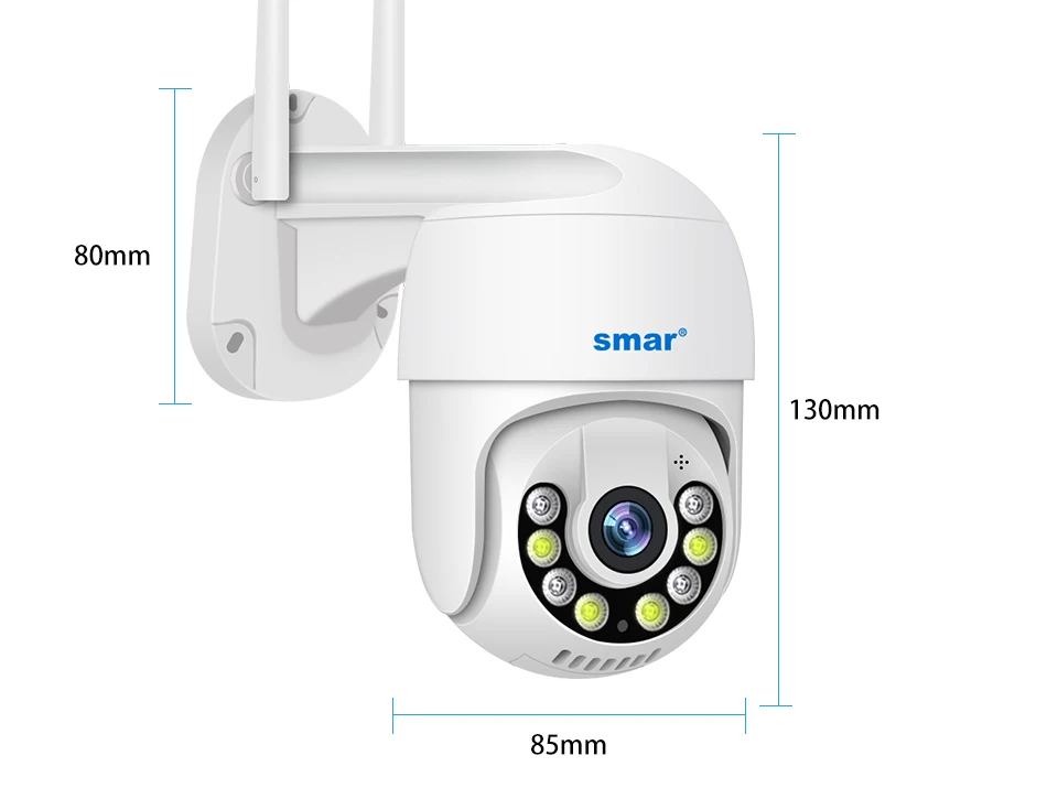 Smar 8CH NVR 5MP Wireless Camera Kit Ai Humman Detect Outdoor 3MP PTZ WiFi Night Vision CCTV Security Surveillance System ICsee