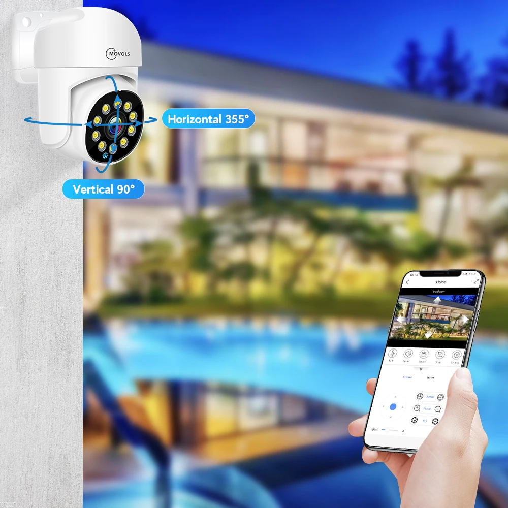 Movols 4K XMEYE POE Surveillance System 8MP 4MP Two Way Audio PTZ CCTV POE AI Security Camera 8CH P2P NVR Video Surveillance Kit Movols 4K XMEYE POE Surveillance System 8MP 4MP Two Way Audio PTZ CCTV POE AI Security Camera 8CH P2P NVR Video Surveillance Kit