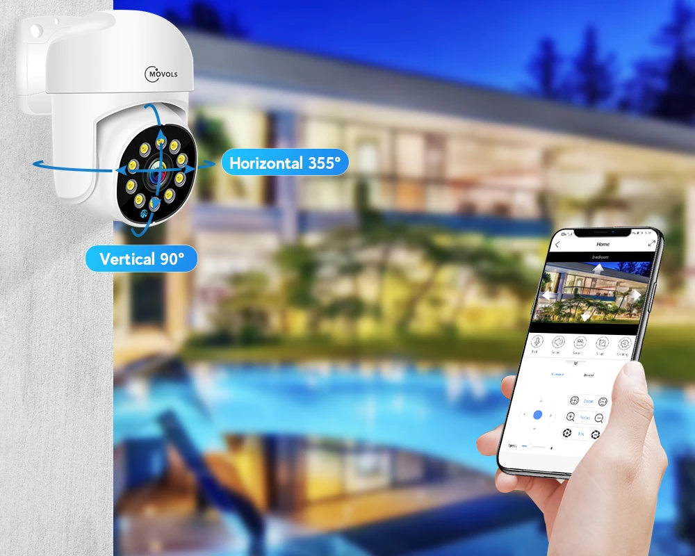 Movols 4K XMEYE POE Surveillance System 8MP 4MP Two Way Audio PTZ CCTV POE AI Security Camera 8CH P2P NVR Video Surveillance Kit Movols 4K XMEYE POE Surveillance System 8MP 4MP Two Way Audio PTZ CCTV POE AI Security Camera 8CH P2P NVR Video Surveillance Kit