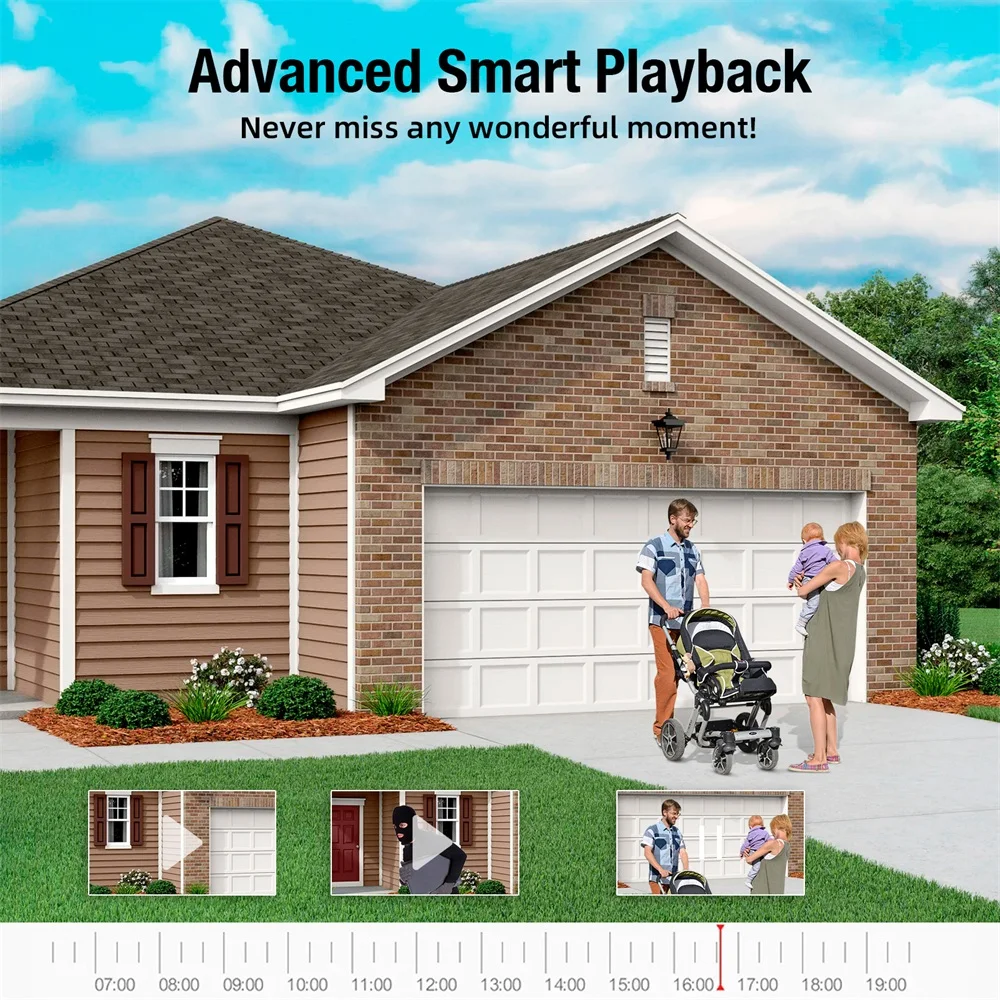 Fuers 8CH POE 6MP CCTV Security System Motion Detection H.265 Network Home Surveillance Audio Video Recorder XMEYE/iCSEE