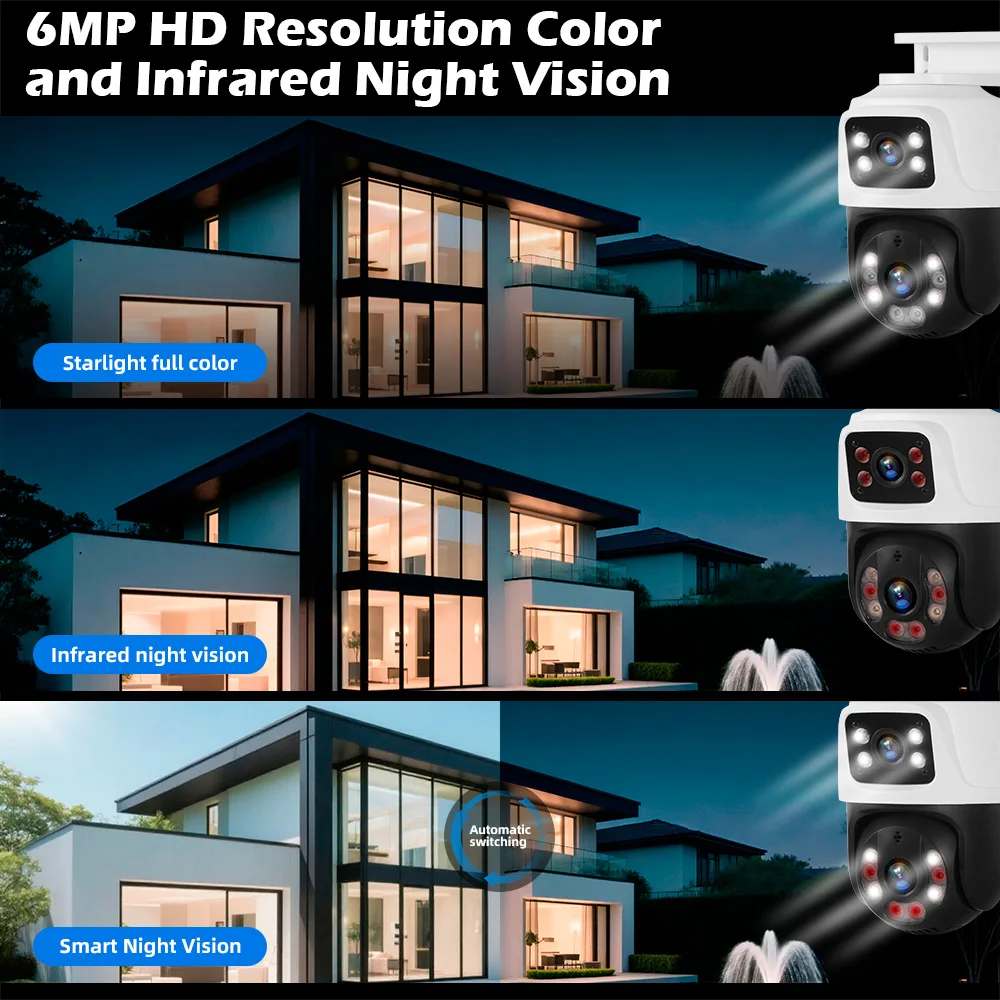 Fuers 8CH POE 6MP CCTV Security System Motion Detection H.265 Network Home Surveillance Audio Video Recorder XMEYE/iCSEE