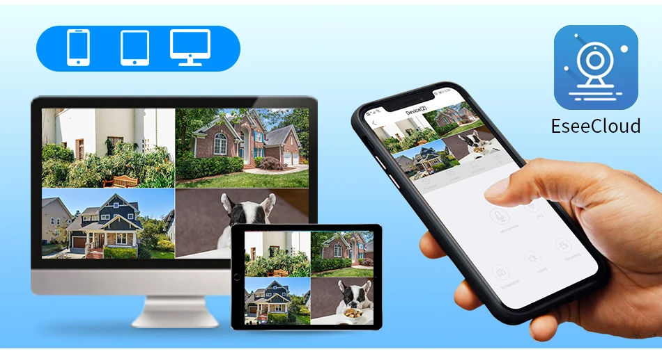 Hiseeu 5MP Wifi Surveillance Camera System Color Night Vision P2P Wireless Street Security CCTV Camera Kit 16CH Wireless NVR Set