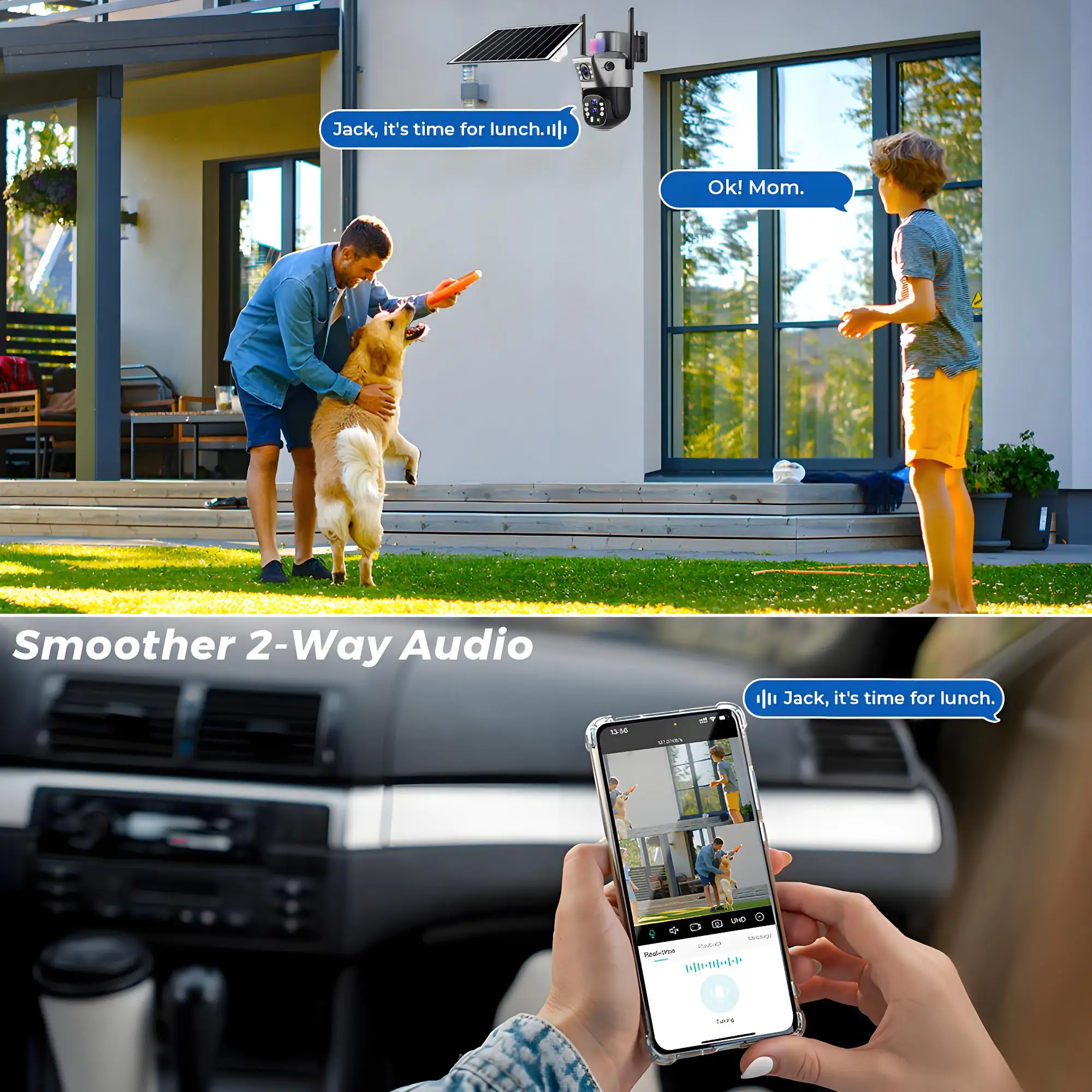 6K 4G Sim Solar Camera 10x Zoom IP CCTV 12MP Dual lens PTZ Surveillance PIR Human Detection Outdoor Security Protection Camera