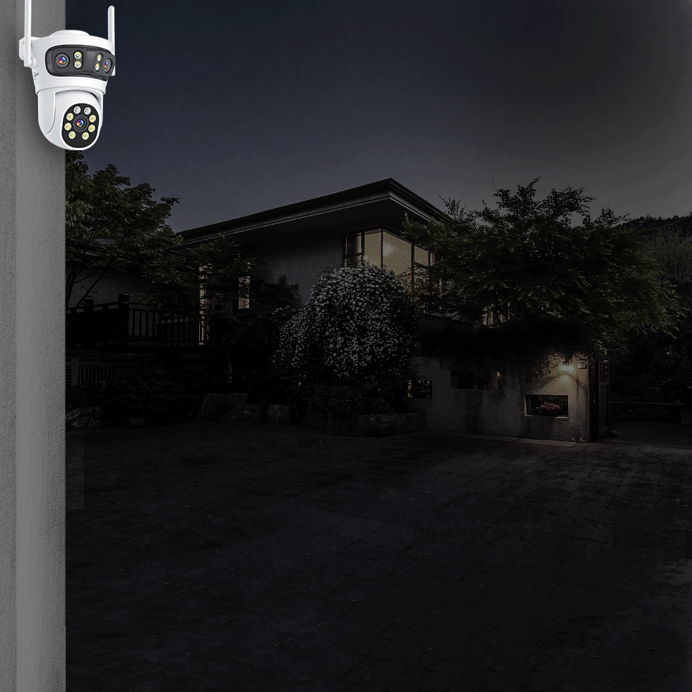 Movols 6MP Three Lens PTZ H.265 Wireless CCTV System Two Way Audio Waterproof IP Security Camera 10CH NVR Surveillance System