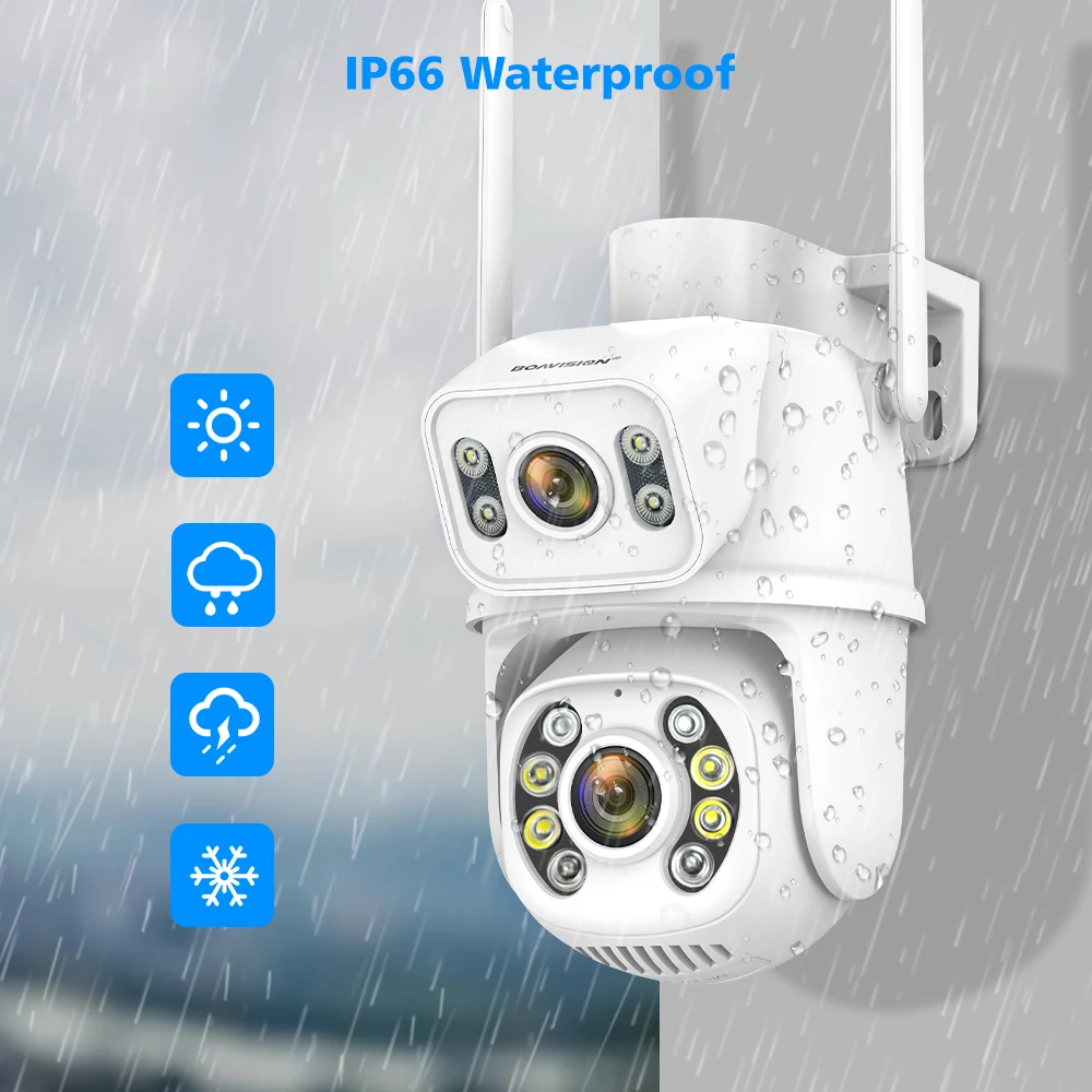 8CH Mini Wifi NVR HD 8MP Dual Lens PTZ WIFI IP Home Security Camera System Video H.265 CCTV Waterproof Wireless Surveillance Kit