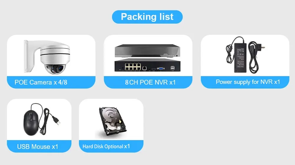 Overscam TUYA 8CH PTZ Dome POE Security Camera System 4K 8MP 12X Zoom Audio CCTV Video Surveillance Protection Kit Motion Detect