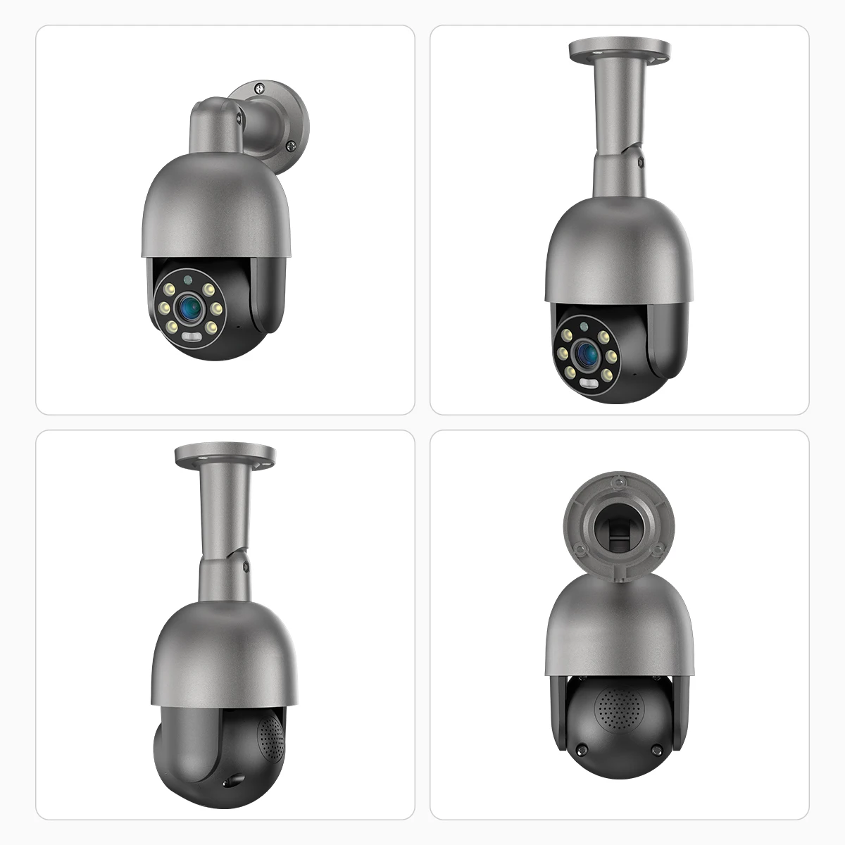 Techage 8CH 5MP Security Camera System Night Vision Human Detection POE PTZ Camera Outdoor Security Surveillance Cam Kit P2P
