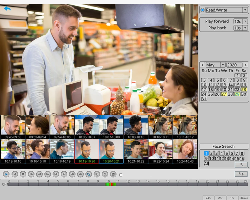 8MP 4K PTZ Security Camera System Kit Face Human Detection Audio Alarm Recording POE NVR CCTV Outdoor Home Video Surveillance