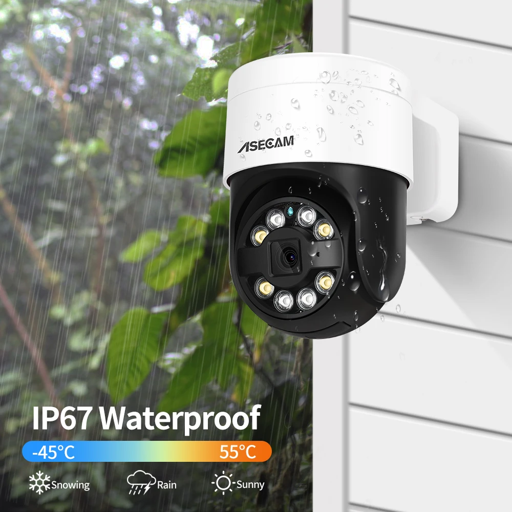 8MP 4K PTZ Security Camera System Kit Face Human Detection Audio Alarm Recording POE NVR CCTV Outdoor Home Video Surveillance