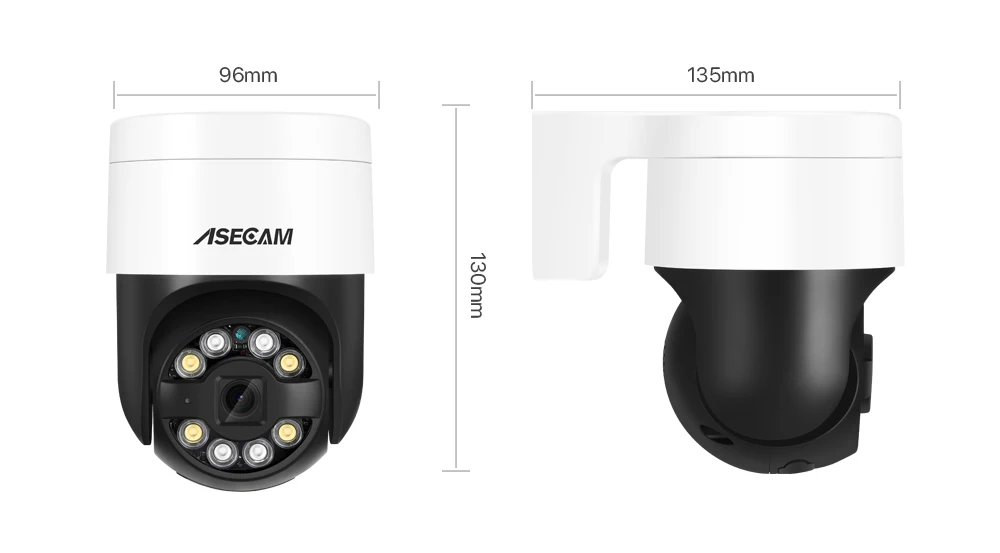 8MP 4K PTZ Security Camera System Kit Face Human Detection Audio Alarm Recording POE NVR CCTV Outdoor Home Video Surveillance