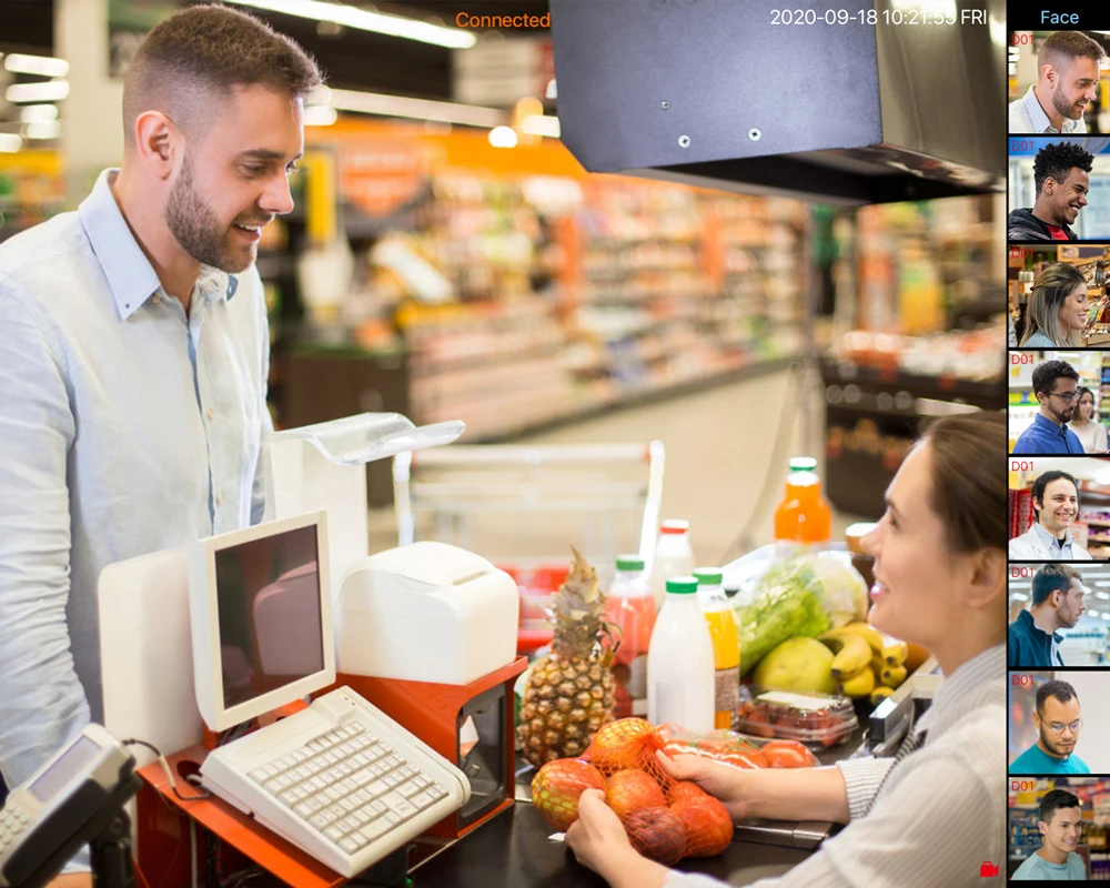 8MP 4K PTZ Security Camera System Kit Face Human Detection Audio Alarm Recording POE NVR CCTV Outdoor Home Video Surveillance