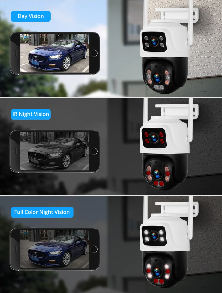 KERUI 6MP HD H.265 PTZ WIFI IP Camera 8CH Wireless 10.1-inch LCD Monitor NVR Kit Home Security Camera System Video Surveillance