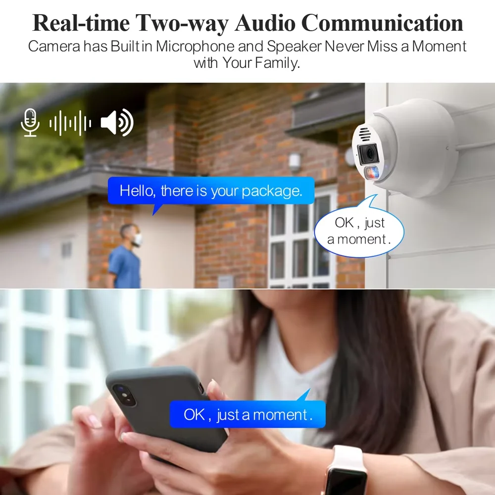 Techage 16CH 4K 8MP POE Camera Security System Dome Two-Way Audio Full Color Night Vision CCTV Video Surveillance Camera Kit