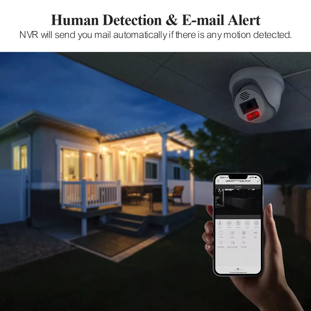 Techage 16CH 4K 8MP POE Camera Security System Dome Two-Way Audio Full Color Night Vision CCTV Video Surveillance Camera Kit