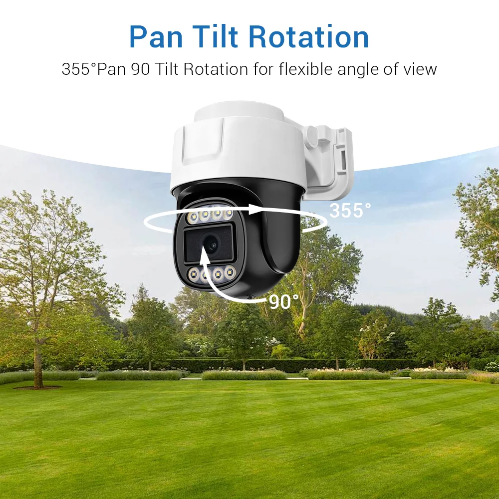 2PCS 2MP CCTV Analog Camera Full Color Night Vision UTC Coaxial BNC Audio Coax PTZ Control TVI CVI 4 in 1 AHD Security Cameras