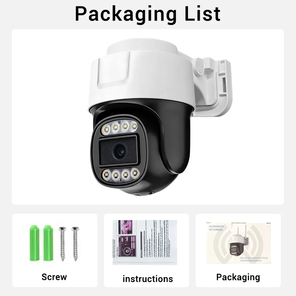 2PCS 2MP CCTV Analog Camera Full Color Night Vision UTC Coaxial BNC Audio Coax PTZ Control TVI CVI 4 in 1 AHD Security Cameras